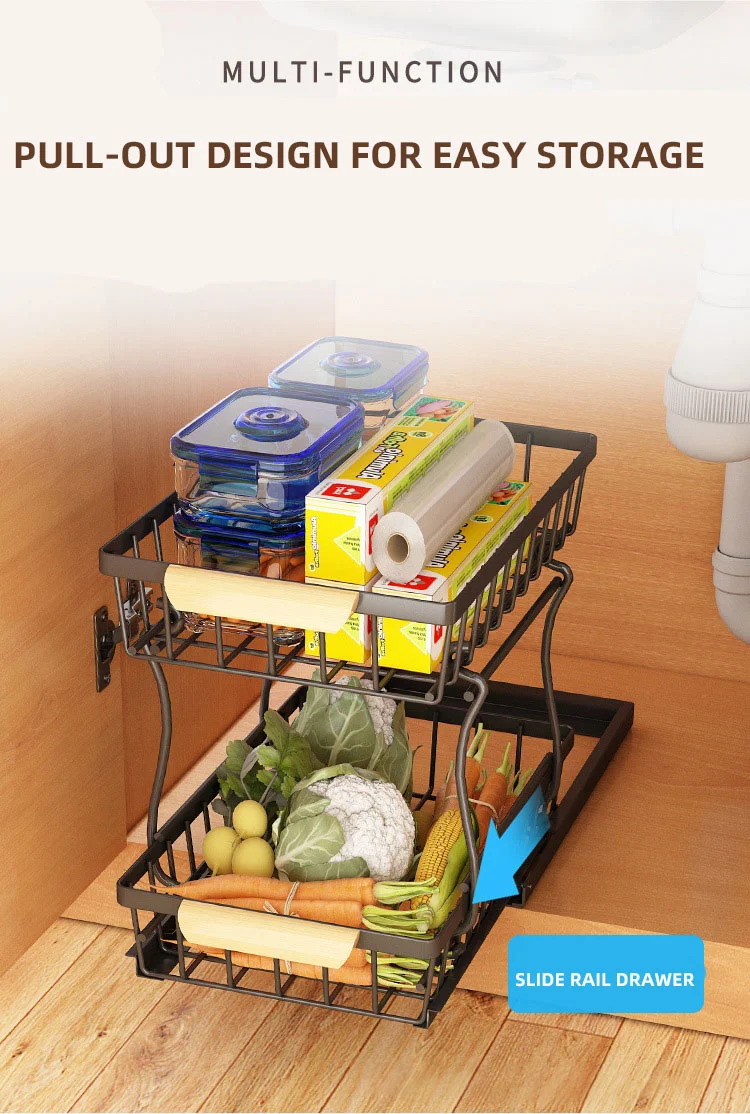 Heavy Duty Metal Pull Out Kitchen Storage Rack Heavy Duty Metal Pull Out Kitchen Storage Rack